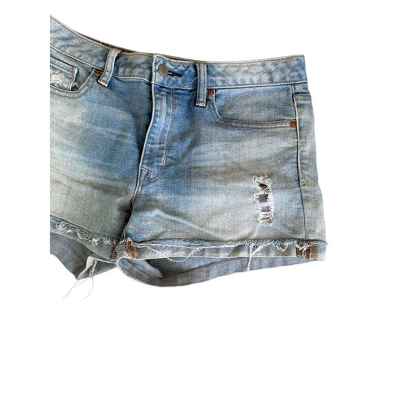 GAP 1969 Light Wash Slim Cutoffs Denim Shorts Size 28 - Picture 5 of 5